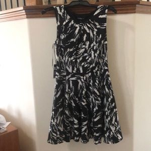 Black and white dress